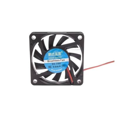 60x60x10mm 24V Fan 2 Kablolu - 1