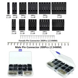 620Pcs 2.54mm Dupont Connector Kit - 3