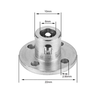 6mm Engine Mounting Apparatus - Aluminum Hub - 2