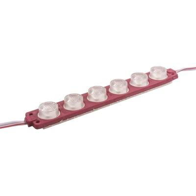 6W Lens Module 6 LEDs - Red 12V - 1