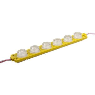 6W Lens Module 6 LEDs - Yellow 12V - 1