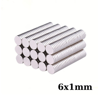 6x1mm Neodyum Güçlü Mıknatıs - Neodim Magnet - 1