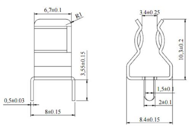 6x30 PCB Klipsli Sigorta Yuvası - 2