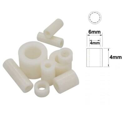 6x4mm Led Distance (Standoff) - White - 1