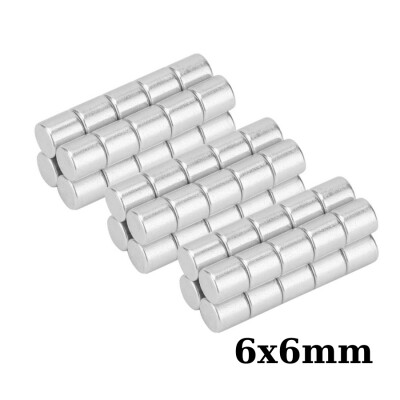 6x6mm Neodyum Güçlü Mıknatıs - Neodim Magnet - 1