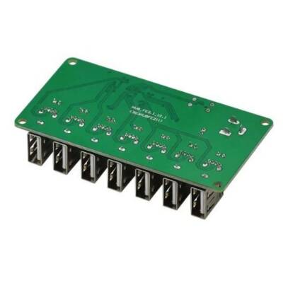 7 Port 2.0 USB Multiplexer - 7x5V Voltage Distribution Board - 2