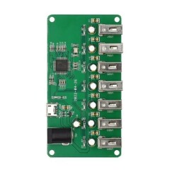 7 Port 2.0 USB Multiplexer - 7x5V Voltage Distribution Board - 3