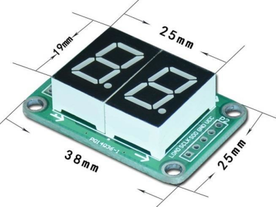 7 Segment Display Module 2 Digit - 3