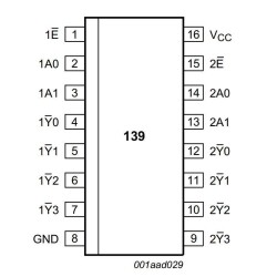 74HC139 SMD Entegre - 2