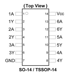 74HC14 SMD Integrated - 2