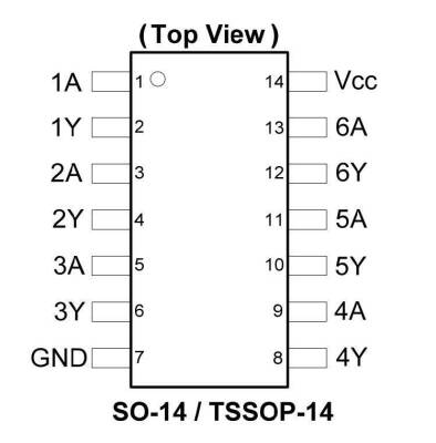 74HC14 SMD Integrated - 2