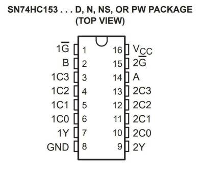 74HC153 DIP16 Integrated - 2