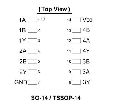 74HC32 DIP14 Integrated - 2