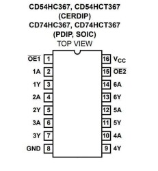 74HC367 SMD Integrated - 2