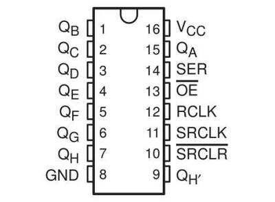 74HC595 Shift Register Entegresi - 2