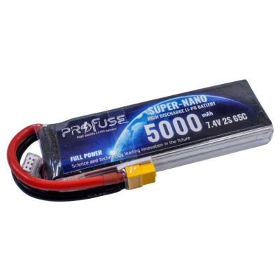 7,4V 2S 5000mAh 65C Lipo Batarya - 1