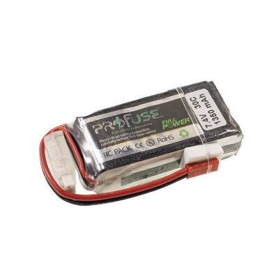 7.4V Lipo Battery 1350mAh 30C- 2s Lipo Battery - 1