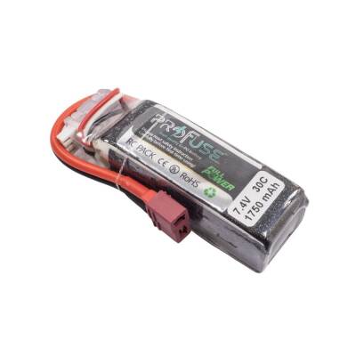 7.4V Lipo Battery 1750mAh 30C- 2s Lipo Battery - 1