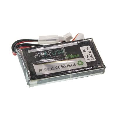 7.4V Lipo Battery 2200mAh 8C - 2s Lipo Battery - 1