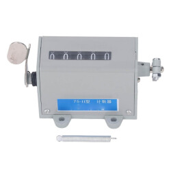 75-II 5 Digit Manual Pull Mechanical Counter 