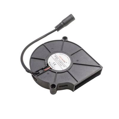 75X75X15mm 5V 0.3A Snail Fan - 5.5x2.5mm Adapter Input - 1