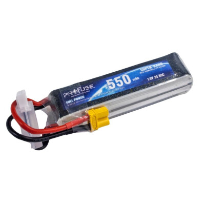 7,6V 550mAh 80C Lipo Batarya - Drone Pili - 1