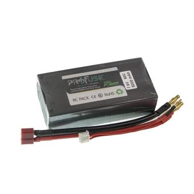 7,6V Lipo Batarya 5000mAh 60C - 2S Kutulu Lipo Pil - 1