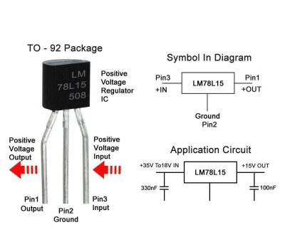 78L15 Voltage Regulator - TO92 - 2