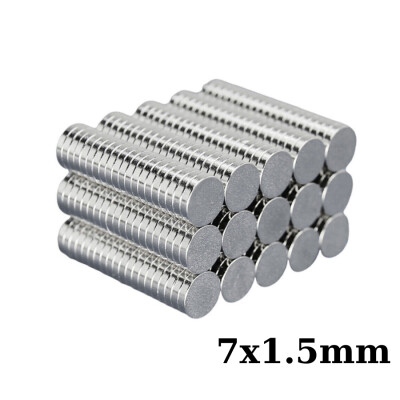 7x1.5mm Neodyum Güçlü Mıknatıs - Neodim Magnet - 1