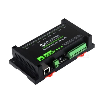 8 Channel Ethernet Relay Module (B) - Modbus RTU/Modbus TCP Protocol- PoE Ethernet Port - 1