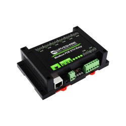 8 Channel Ethernet Relay Module - Modbus RTU/Modbus TCP Protocol - PoE Ethernet Port - 4