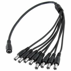 8 Head DC Adapter Multiplexer Cable - 1