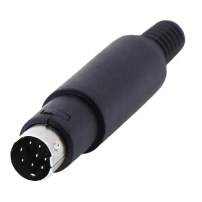 8 Pin Male Mini DIN Connector - 1