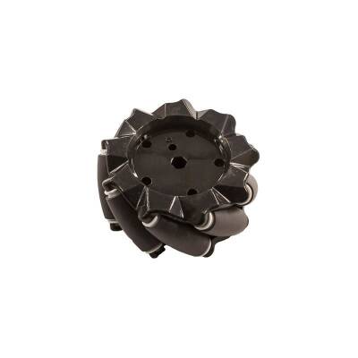 80mm Black Omni Mecanum Wheel - Right - 2