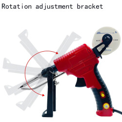 80W Heat Adjustable Gun Soldering Iron - Solder Wire Feed - 3