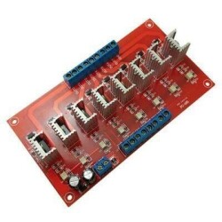 8'li Mosfet Çıkış Güçlendirici Kart - PLC DC Amplifier Board - 1