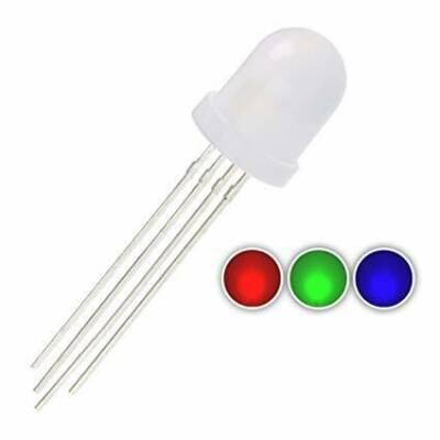 8mm RGB LED 4 Pin Common Cathode - 1