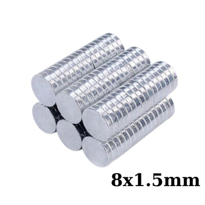 8x1.5mm Neodyum Güçlü Mıknatıs - Neodim Magnet - 1