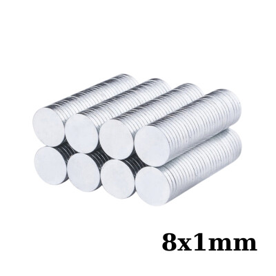 8x1mm Neodyum Güçlü Mıknatıs - Neodim Magnet - 1