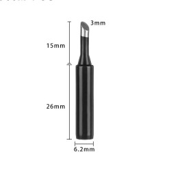 900M-T-3C Soldering Iron Tip - Black - 2