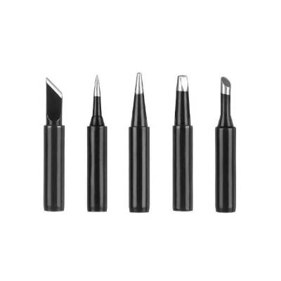 900M-T 5-Piece Soldering Iron Tip Set - Black - 1