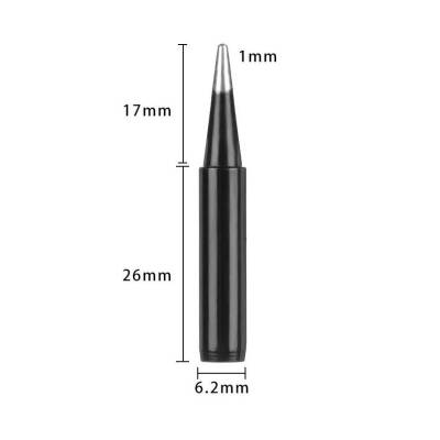 900M-T-B Soldering Iron Tip - Black - 2