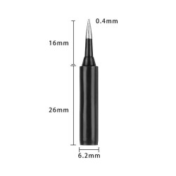 900M-T-I Soldering Iron Tip - Black - 2