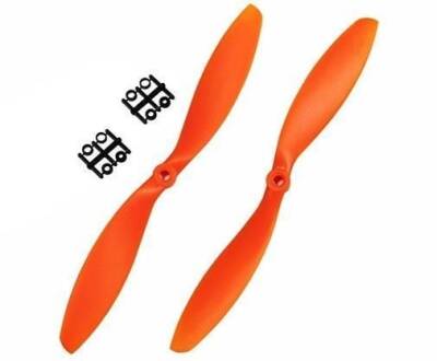 9047 Drone Propeller Set CW/CCW - Orange - 1