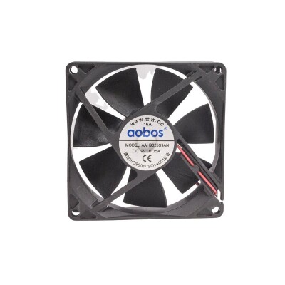 90x90x25mm 9V 0.35A Fan 2 Kablolu - 1