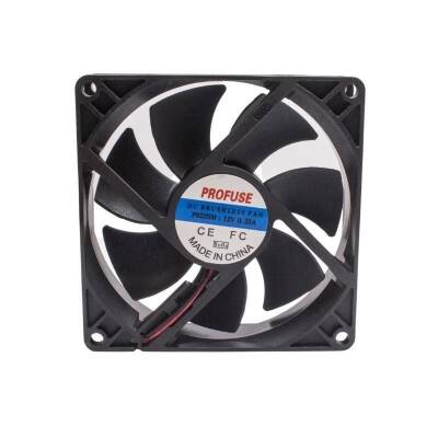 92x92x25mm 12V 0.25A Fan 2 Kablolu - 1