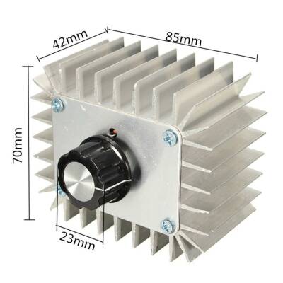 AC 220V 5000W Motor Dimmer Hız Kontrol Kartı - 3