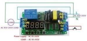 AC 220V Time Adjusted Relay Module PLC Compatible IO23B0 - 3