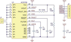 ACS709 Current Sensor -75A / +75A - 4