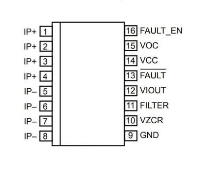 ACS710 25A SOIC-16 Smd Akım Sensörü Entegresi - 2